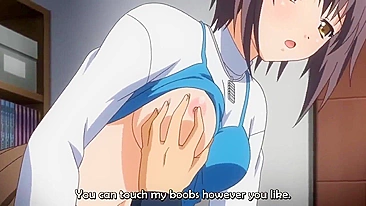 Blood-related incestuous sex with a bound and horny teen in an animated hentai video.