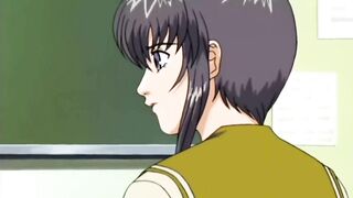 Hentai schoolgirls force a girl to drink urine in a bad way.