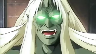 Hentai schoolgirl succumbs to demon lord in graphic sex scene.