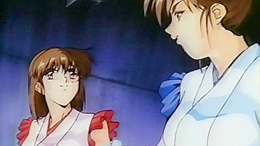 Hentai schoolgirl succumbs to demon lord in graphic sex scene.