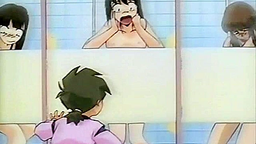 Hentai schoolgirl succumbs to demon lord in graphic sex scene.