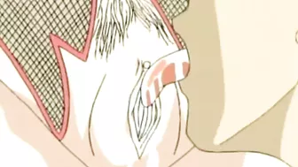 Hentai news lady enjoys naughty sex with toys in her pussy and ass.