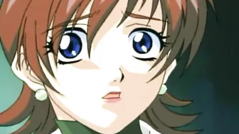 Hentai news lady enjoys naughty sex with toys in her pussy and ass.