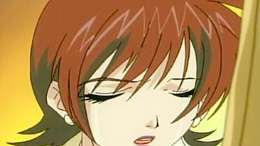 Hentai news lady enjoys naughty sex with toys in her pussy and ass.