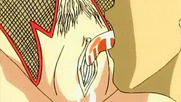 Hentai news lady enjoys naughty sex with toys in her pussy and ass.