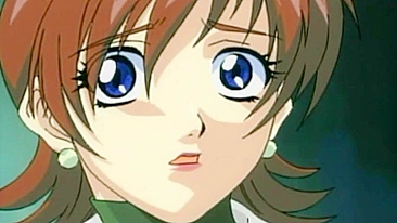 Hentai news lady enjoys naughty sex with toys in her pussy and ass.