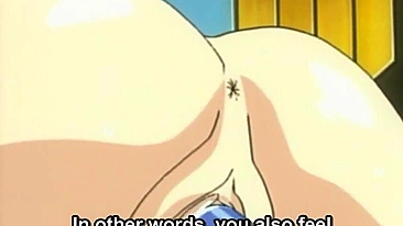 Hentai news lady enjoys naughty sex with toys in her pussy and ass.