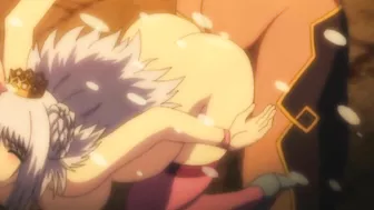 Hentai MILF with giant cock ravages daughter's virgin cunt.