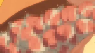 Hentai MILF with giant cock ravages daughter's virgin cunt.