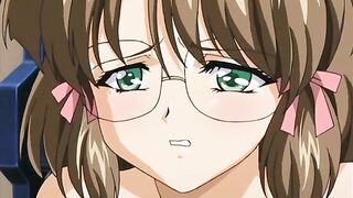 Hentai porn video - Blackmailing a cute schoolgirl for pussy licking and facial.