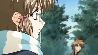 Hentai porn video - Blackmailing a cute schoolgirl for pussy licking and facial.