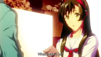 Hentai video featuring an ugly man aggressively having sex with a blackmail victim who is also cheating on her husband.