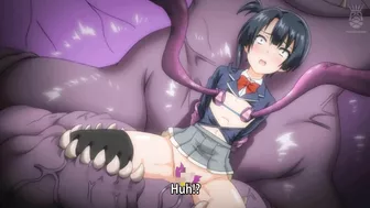 Holy Angel becomes lewd queen in hentai anime.