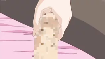 Horny hentai schoolgirl in lesbian strapon sex and public fucking.