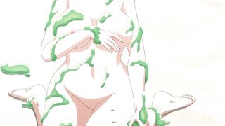 A petite succubus gets fucked on the beach in hentai animation.