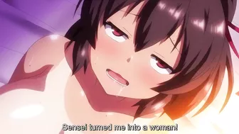 Stolen Girlfriend gets banged by ugly coach while boyfriend watches in hentai.