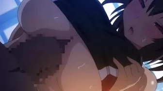 Stolen Girlfriend gets banged by ugly coach while boyfriend watches in hentai.