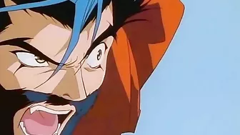 Demon succubus enslaved and sexually tortured by monstrous tentacles in hentai porn.