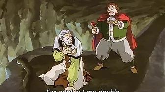 Demon succubus enslaved and sexually tortured by monstrous tentacles in hentai porn.