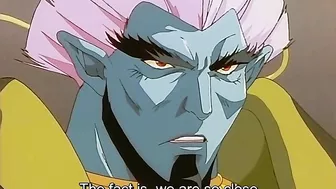 Demon succubus enslaved and sexually tortured by monstrous tentacles in hentai porn.