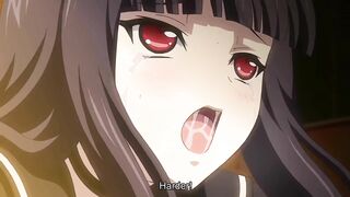 Hentai video - petite schoolgirl gets fucked by a big dick.