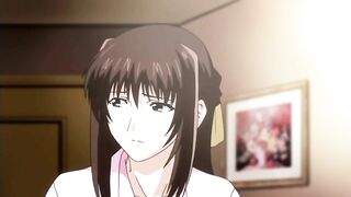 Ringetsu 2 - Hentai schoolgirl masturbates in library, gets her virgin pussy fucked.