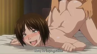 Hentai cheater mom gets banged by stranger as son watches.