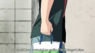 Hentai cheater mom gets banged by stranger as son watches.