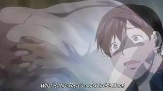 Hentai cheater mom gets banged by stranger as son watches.