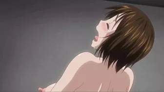 Hentai cheater mom gets banged by stranger as son watches.