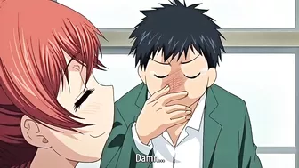 Hentai cheater mom gets banged by stranger as son watches.