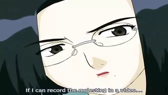 A teenage girl was caught masturbating on a train and got her panties pulled off by a stranger for some kinky fun.