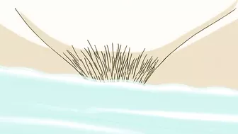 A teenage girl was caught masturbating on a train and got her panties pulled off by a stranger for some kinky fun.