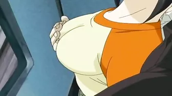 A teenage girl was caught masturbating on a train and got her panties pulled off by a stranger for some kinky fun.