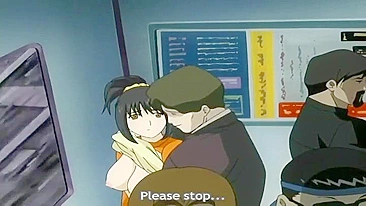 A teenage girl was caught masturbating on a train and got her panties pulled off by a stranger for some kinky fun.