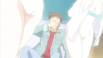 Hentai stud fucks girls invisibly with supernatural powers.