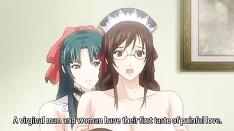 Horny hentai maids seduce job candidate in steamy sex scene. Horny hentai maids seduce job candidate in steamy sex scene.