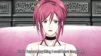 Horny hentai maids seduce job candidate in steamy sex scene.