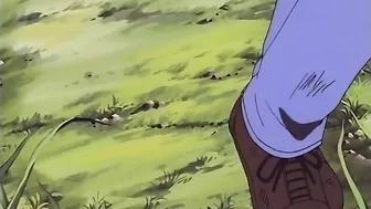 Horny hentai lesbians licking each other's pussies on a public beach.