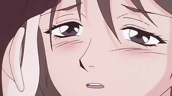 Horny hentai lesbians licking each other's pussies on a public beach.