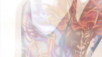 Hentai video - Incubus with a huge cock fucks a cop while a young girl masturbates.