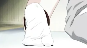 Hentai video - Incubus with a huge cock fucks a cop while a young girl masturbates.