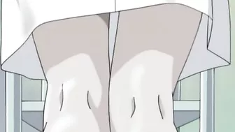 Hentai video - Incubus with a huge cock fucks a cop while a young girl masturbates.