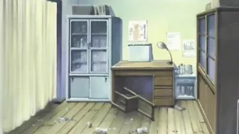 Hentai video - Incubus with a huge cock fucks a cop while a young girl masturbates.