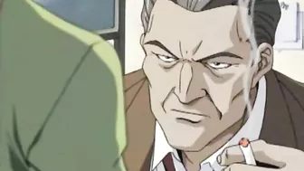 Hentai video - Incubus with a huge cock fucks a cop while a young girl masturbates.