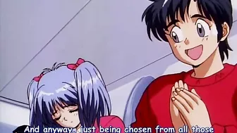 Magic witch enjoys public sex with a stranger in a train station bathroom. #Hentai