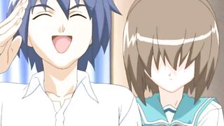 Busty hentai teen schoolgirl gets tentacled and fucked in a dark alley.