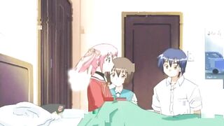 Busty hentai teen schoolgirl gets tentacled and fucked in a dark alley.