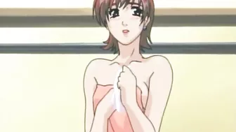 Hentai news - Tied-up woman with sopping wet pussy from vibration.