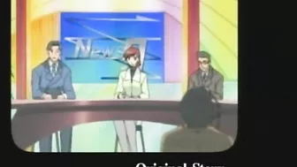 Hentai news - Tied-up woman with sopping wet pussy from vibration.